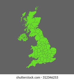 map of united kingdom