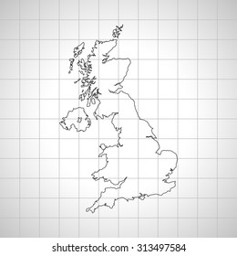 map of united kingdom