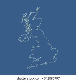 map of united kingdom