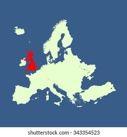 map of united kingdom