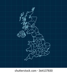 map of united kingdom