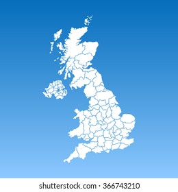 map of united kingdom