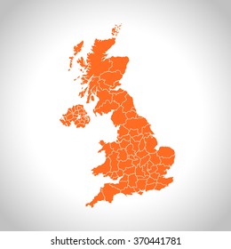 map of united kingdom