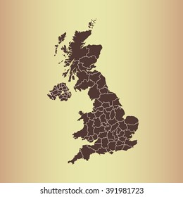 map of united kingdom
