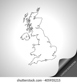 map of united kingdom