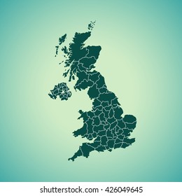 map of united kingdom
