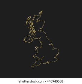 map of united kingdom
