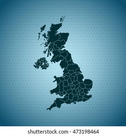 map of united kingdom