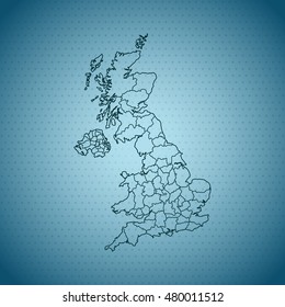 map of united kingdom