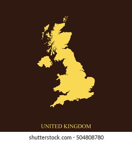 map of united kingdom