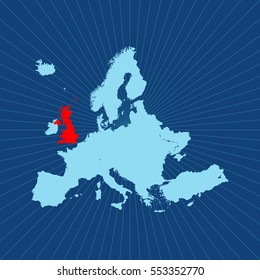 map of united kingdom