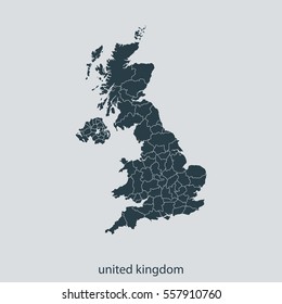 map of united kingdom