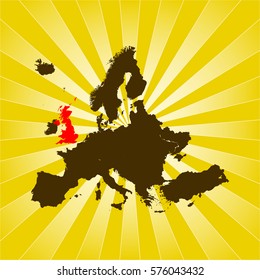 map of united kingdom