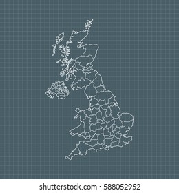 map of united kingdom