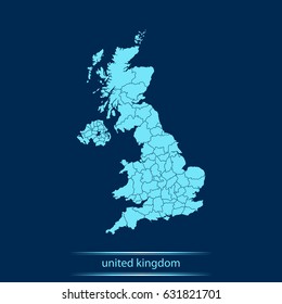 map of united kingdom