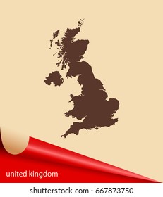 map of united kingdom