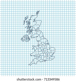 map of united kingdom