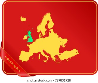 map of united kingdom