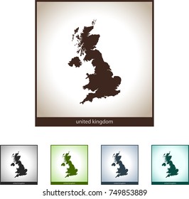 map of united kingdom