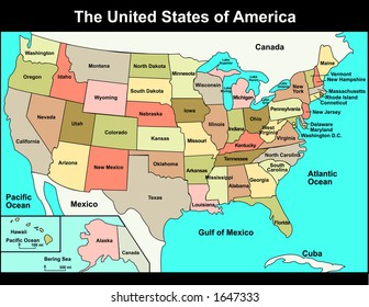 Map of United States