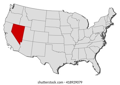 Map - United States, Nevada