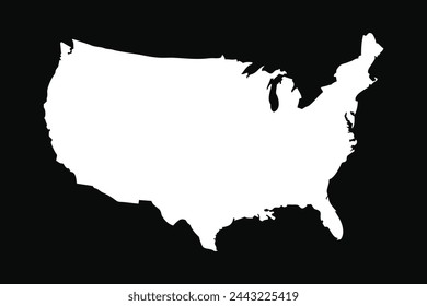 Map of the United States, USA flag national American, American Flag for Independence Day
