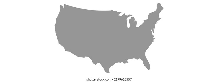 Map United States (USA) vector background. Isolated country texture