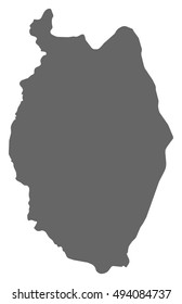 Map - Upper Demerara-Berbice (Guyana)