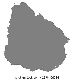 Map of Uruguay