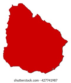 Map - Uruguay