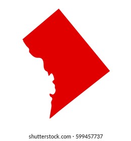 map of the U.S. District of Columbia