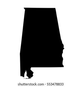 map of the U.S. state of Alabama