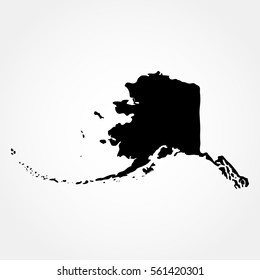 Map of the U.S. state of Alaska 