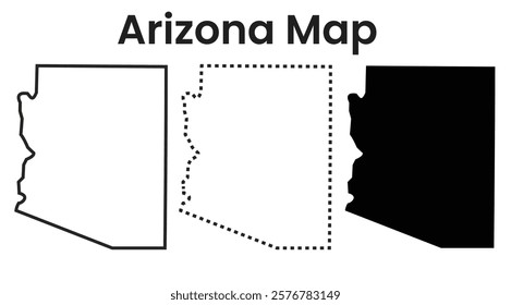 map of the U.S. state of Arizona