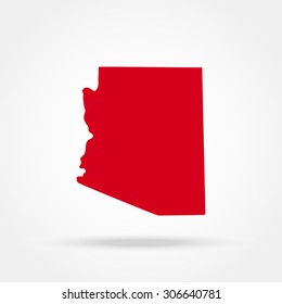 map of the U.S. state of Arizona