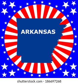 map of the U.S. state of Arkansas
