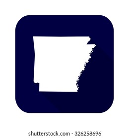 map of the U.S. state of Arkansas 
