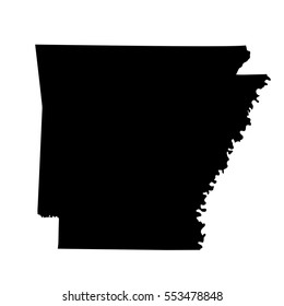 map of the U.S. state of Arkansas