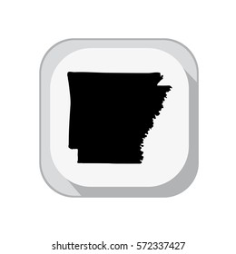 Map of the U.S. state of Arkansas.