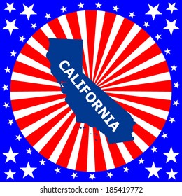 map of the U.S. state of California