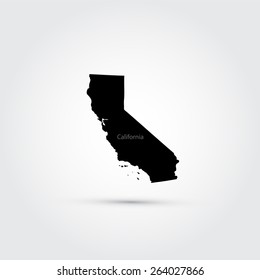 Map of the U.S. state of California