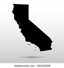 Map of the U.S. state of California