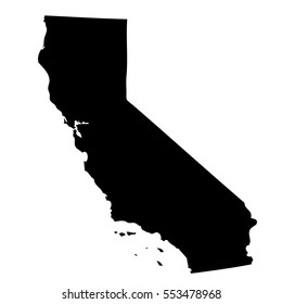 map of the U.S. state of California