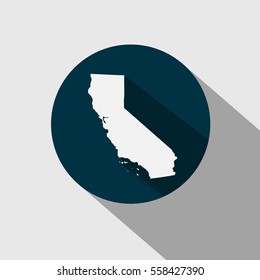 map of the U.S. state of California.