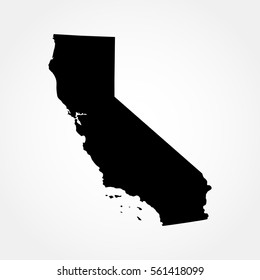 map of the U.S. state of California .