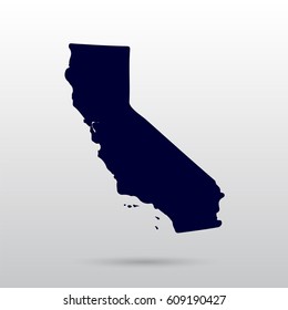 Map of the U.S. state of California
