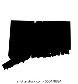 map of the U.S. state of Connecticut