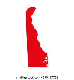 map of the U.S. state of Delaware