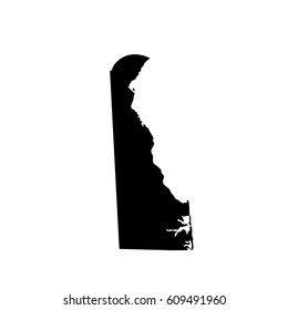 map of the U.S. state Delaware