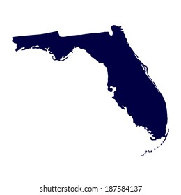 map of the U.S. state of Florida 
